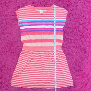Osh kosh girls striped dress size 7